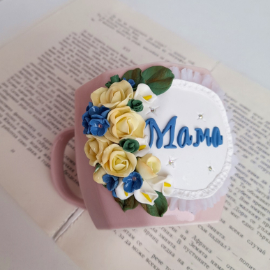 Чаша с рози и кали "Мама" Чаша с рози и кали "Мама"