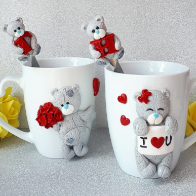 Комплект влюбени мечета