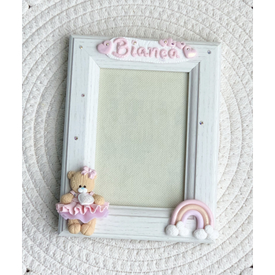 Рамка за снимка с мече и име 