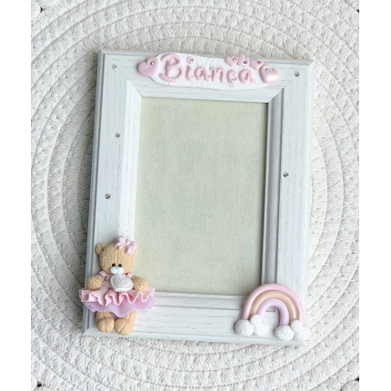 Рамка за снимка с мече и име 