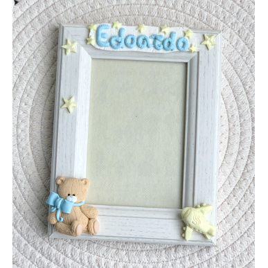 Рамка за снимка с мече и име 2