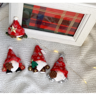 Коледна рамка за снимка с гном