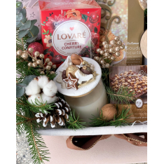 Коледна подаръчна кошница 