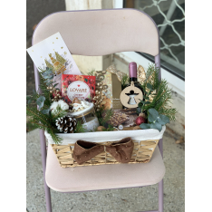 Коледна подаръчна кошница 