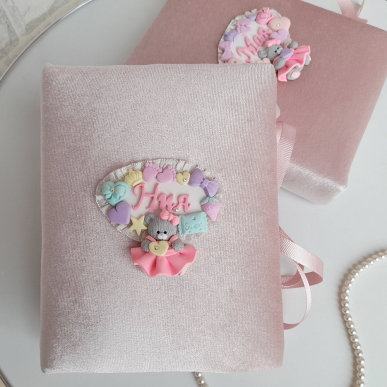 Плюшен албум с мече за момиче