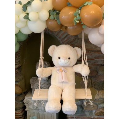 Украса за кръщене в зелено и кафяво