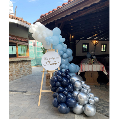 Украса с балони 11