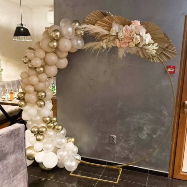 Арка с балони "Pearl and gold"