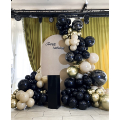 Украса за бал или рожден в черно и златно 