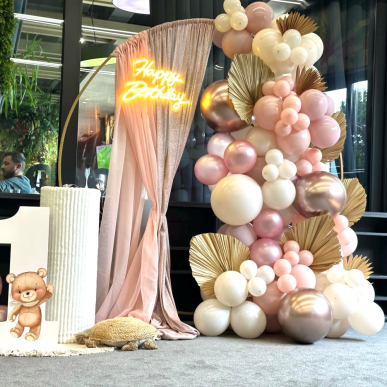 Украса за първи рожден ден Glam Украса за първи рожден ден Glam