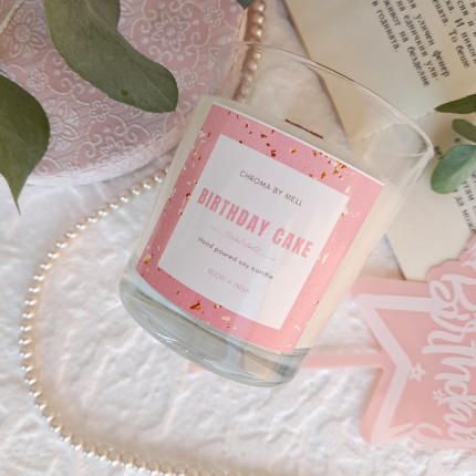 Ароматна свещ "Birthday cake"