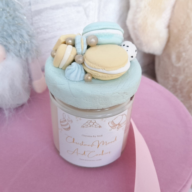 Ароматна соева свещ "Бял шоколад и мента" Ароматна соева свещ "Бял шоколад и мента"