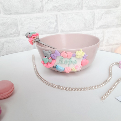 Купичка с мече за момиче Купичка с мече за момиче