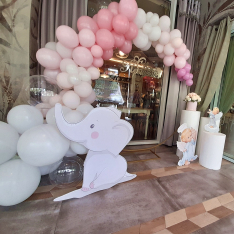 Украса с балони за кръщене или рожден ден 