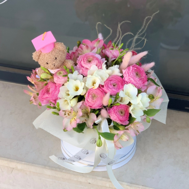 Кутия с цветя Good luck