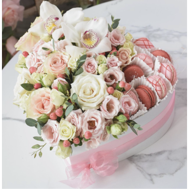 Кутия сърце Обичам те