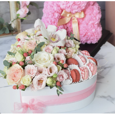 Кутия сърце Обичам те