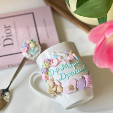 Комплект чаша и лъжичка за педиатър