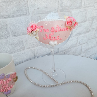 Чаша за вино "The future Mrs."
